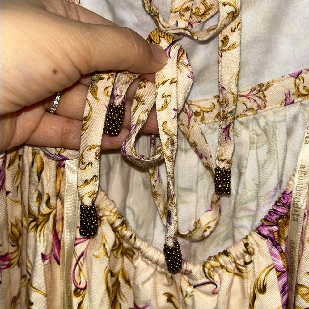 💗NWT Agua Bendita Logan Merzin Floral Mini Dress - Size Medium - Picture 8 of 12